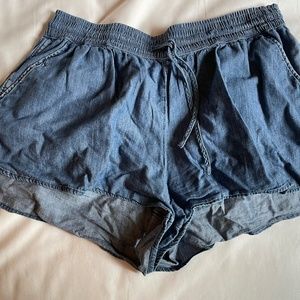 Hollister Loose Denim Shorts